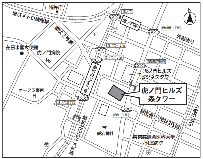 新オフィス住所地図